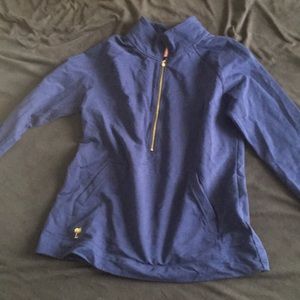 ONE NIGHT SALS Lilly Pulitzer navy quarter-zip